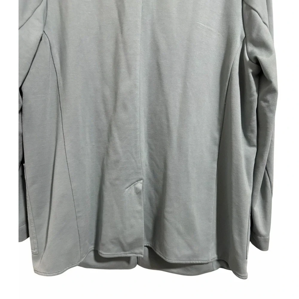 Athleta Eastbound Blazer Gray Sage Jacket Women's Size‎ 14